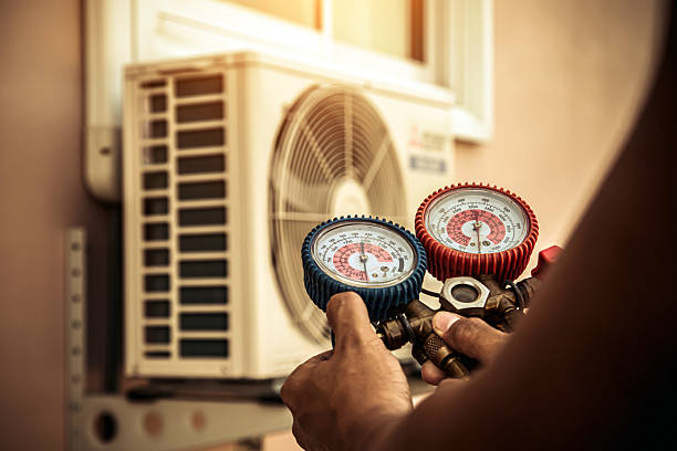 Professional Hvac technician working in New Castle, IN
